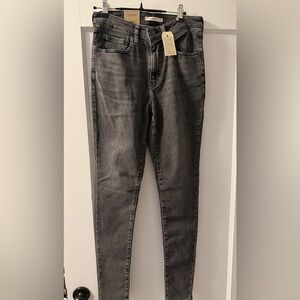 Women's Levi 721 Gray High Rise Skinny Jeans